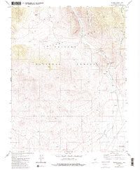 Peavine Ranch Nevada Historical topographic map, 1:24000 scale, 7.5 X 7.5 Minute, Year 1980