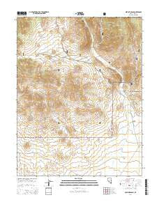 Peavine Ranch Nevada Current topographic map, 1:24000 scale, 7.5 X 7.5 Minute, Year 2014