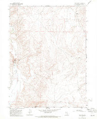 Peko Peak Nevada Historical topographic map, 1:24000 scale, 7.5 X 7.5 Minute, Year 1967