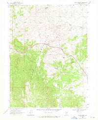 Pequop Summit Nevada Historical topographic map, 1:24000 scale, 7.5 X 7.5 Minute, Year 1968