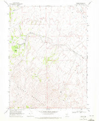 Pequop Nevada Historical topographic map, 1:24000 scale, 7.5 X 7.5 Minute, Year 1968