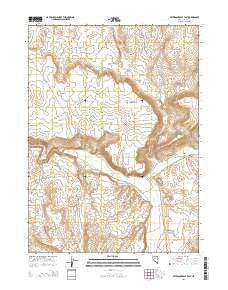Peterson Table East Nevada Current topographic map, 1:24000 scale, 7.5 X 7.5 Minute, Year 2014