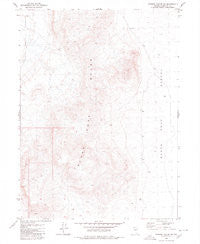 Pidgeon Spring SW Nevada Historical topographic map, 1:24000 scale, 7.5 X 7.5 Minute, Year 1980