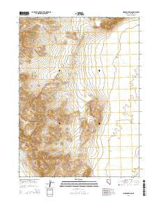 Pidgeon Spring Nevada Current topographic map, 1:24000 scale, 7.5 X 7.5 Minute, Year 2015