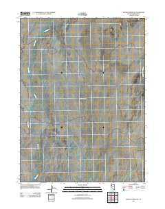 Pidgeon Spring SE Nevada Historical topographic map, 1:24000 scale, 7.5 X 7.5 Minute, Year 2011