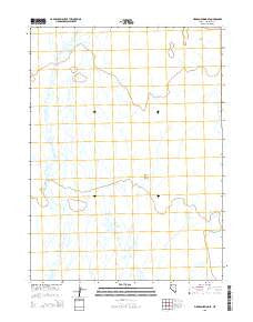Pidgeon Spring SE Nevada Current topographic map, 1:24000 scale, 7.5 X 7.5 Minute, Year 2015