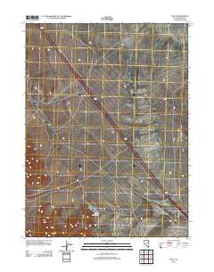 Pilot Nevada Historical topographic map, 1:24000 scale, 7.5 X 7.5 Minute, Year 2012