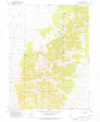 Pilot Peak Nevada Historical topographic map, 1:24000 scale, 7.5 X 7.5 Minute, Year 1967