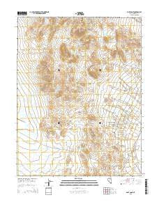 Pilot Cone Nevada Current topographic map, 1:24000 scale, 7.5 X 7.5 Minute, Year 2015