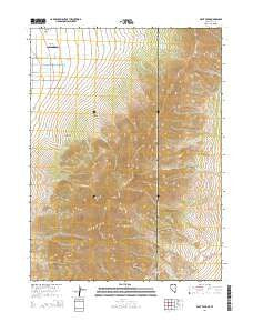 Pilot Peak Nevada Current topographic map, 1:24000 scale, 7.5 X 7.5 Minute, Year 2014