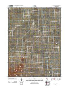 Pilot Peak NW Nevada Historical topographic map, 1:24000 scale, 7.5 X 7.5 Minute, Year 2012
