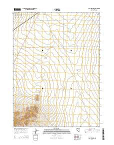 Pilot Peak NW Nevada Current topographic map, 1:24000 scale, 7.5 X 7.5 Minute, Year 2014
