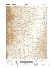 Pilot Peak SW Nevada Current topographic map, 1:24000 scale, 7.5 X 7.5 Minute, Year 2014