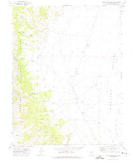 Pine Creek Ranch Nevada Historical topographic map, 1:24000 scale, 7.5 X 7.5 Minute, Year 1971