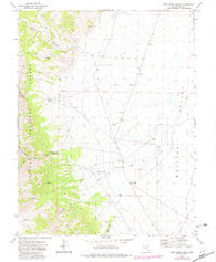 Pine Creek Ranch Nevada Historical topographic map, 1:24000 scale, 7.5 X 7.5 Minute, Year 1971