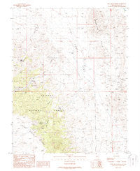 Pine Grove Spring Nevada Historical topographic map, 1:24000 scale, 7.5 X 7.5 Minute, Year 1988