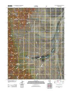 Pine Creek Ranch Nevada Historical topographic map, 1:24000 scale, 7.5 X 7.5 Minute, Year 2012