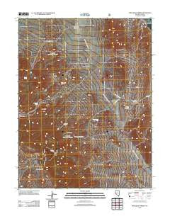 Pine Grove Spring Nevada Historical topographic map, 1:24000 scale, 7.5 X 7.5 Minute, Year 2012