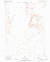 Pinto Mountain Nevada Historical topographic map, 1:24000 scale, 7.5 X 7.5 Minute, Year 1972
