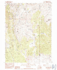 Pinto Summit Nevada Historical topographic map, 1:24000 scale, 7.5 X 7.5 Minute, Year 1990