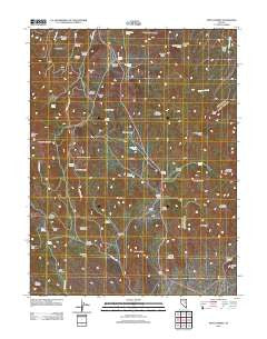 Pinto Summit Nevada Historical topographic map, 1:24000 scale, 7.5 X 7.5 Minute, Year 2012