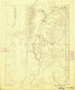 Pioche Nevada Historical topographic map, 1:250000 scale, 1 X 1 Degree, Year 1885