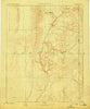 Pioche Nevada Historical topographic map, 1:250000 scale, 1 X 1 Degree, Year 1885