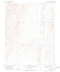 Pirouette Mtn Nevada Historical topographic map, 1:24000 scale, 7.5 X 7.5 Minute, Year 1972