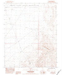 Piute Point Nevada Historical topographic map, 1:24000 scale, 7.5 X 7.5 Minute, Year 1983