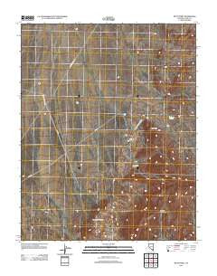 Piute Point Nevada Historical topographic map, 1:24000 scale, 7.5 X 7.5 Minute, Year 2012