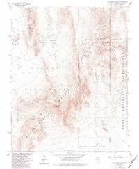 Plutonium Valley Nevada Historical topographic map, 1:24000 scale, 7.5 X 7.5 Minute, Year 1960