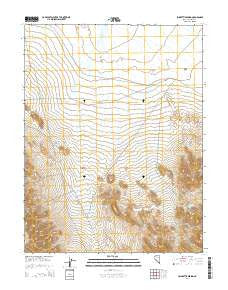 Poinsettia Spring Nevada Current topographic map, 1:24000 scale, 7.5 X 7.5 Minute, Year 2014