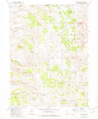 Poodle Mtn Nevada Historical topographic map, 1:24000 scale, 7.5 X 7.5 Minute, Year 1981