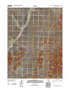 Portuguese Mountain NW Nevada Historical topographic map, 1:24000 scale, 7.5 X 7.5 Minute, Year 2012