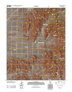 Potosi Nevada Historical topographic map, 1:24000 scale, 7.5 X 7.5 Minute, Year 2012