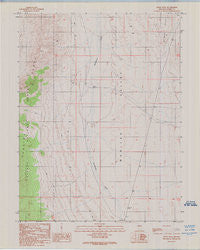 Potts Well Nevada Historical topographic map, 1:24000 scale, 7.5 X 7.5 Minute, Year 1989
