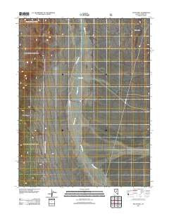 Potts Well Nevada Historical topographic map, 1:24000 scale, 7.5 X 7.5 Minute, Year 2012