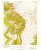 Powell Mtn Nevada Historical topographic map, 1:62500 scale, 15 X 15 Minute, Year 1955