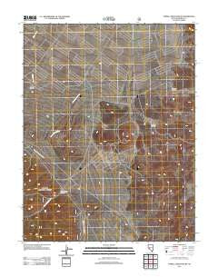 Powell Mountain NE Nevada Historical topographic map, 1:24000 scale, 7.5 X 7.5 Minute, Year 2011