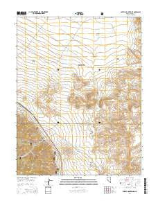 Powell Mountain NE Nevada Current topographic map, 1:24000 scale, 7.5 X 7.5 Minute, Year 2014