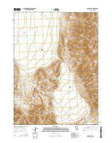 Powers Well Nevada Current topographic map, 1:24000 scale, 7.5 X 7.5 Minute, Year 2015