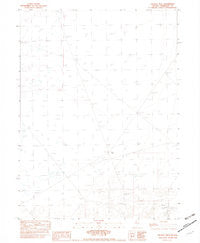 Presnel Well Nevada Historical topographic map, 1:24000 scale, 7.5 X 7.5 Minute, Year 1982