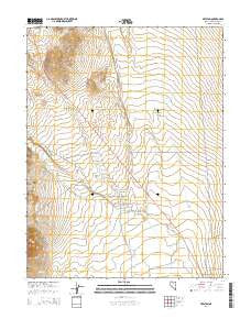 Preston Nevada Current topographic map, 1:24000 scale, 7.5 X 7.5 Minute, Year 2014