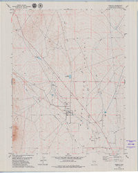 Preston Nevada Historical topographic map, 1:24000 scale, 7.5 X 7.5 Minute, Year 1979