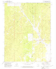 Prohibition Flat Nevada Historical topographic map, 1:24000 scale, 7.5 X 7.5 Minute, Year 1972