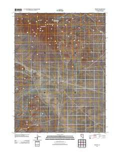 Pronto Nevada Historical topographic map, 1:24000 scale, 7.5 X 7.5 Minute, Year 2011