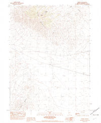Pronto Nevada Historical topographic map, 1:24000 scale, 7.5 X 7.5 Minute, Year 1982