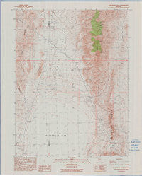 Purgatory Peak Nevada Historical topographic map, 1:24000 scale, 7.5 X 7.5 Minute, Year 1990