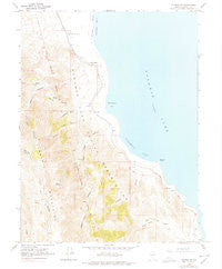 Pyramid SW Nevada Historical topographic map, 1:24000 scale, 7.5 X 7.5 Minute, Year 1964