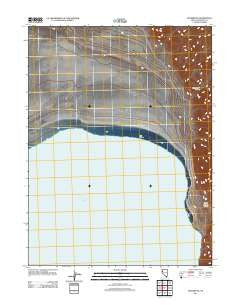 Pyramid NE Nevada Historical topographic map, 1:24000 scale, 7.5 X 7.5 Minute, Year 2011